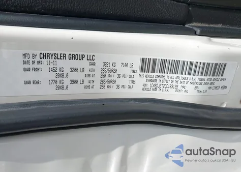 2012 Dodge Durango Citadel from USA, damaged, VIN 1C4SDJET2CC183135